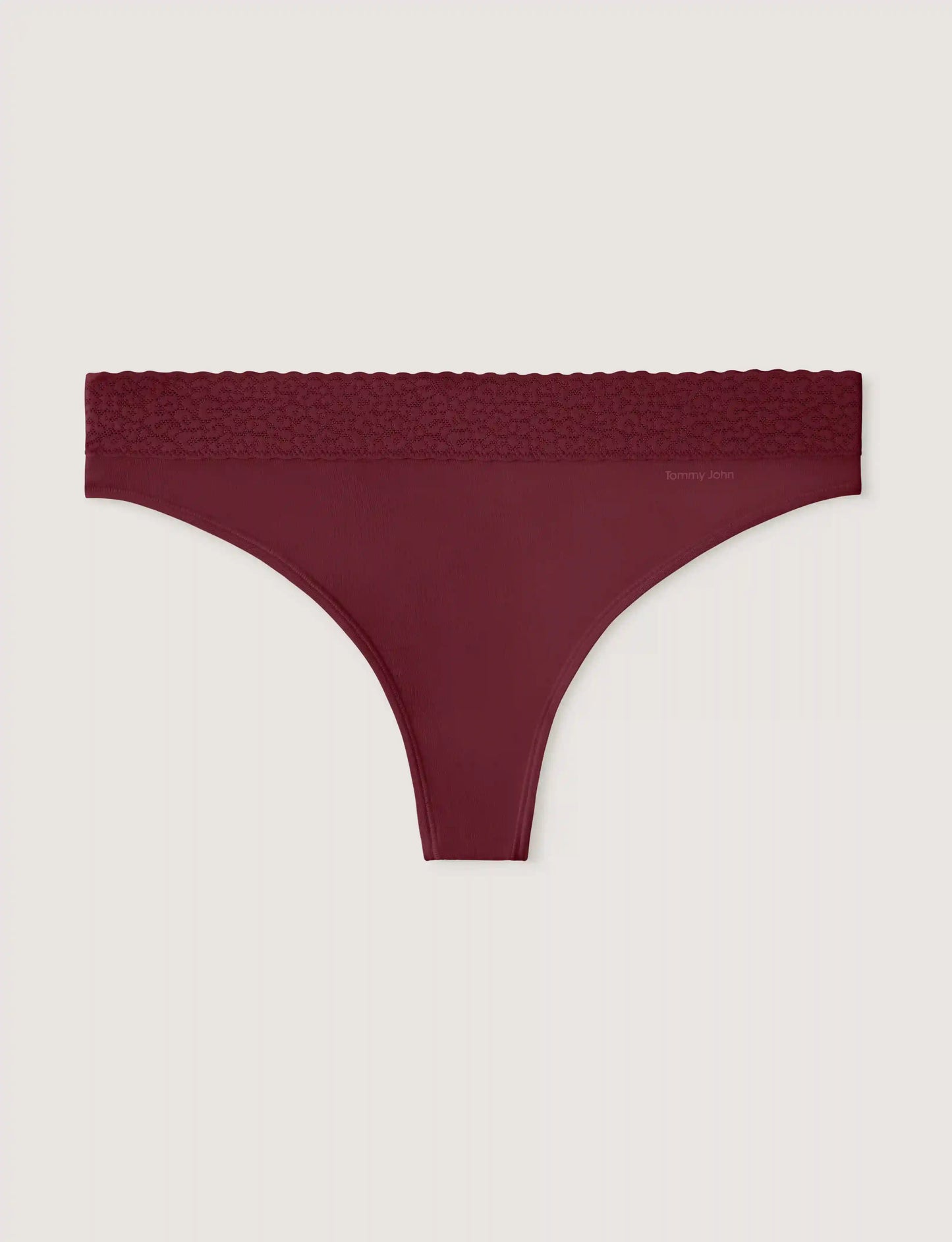 Women's Second Skin Thong, Lace Waist