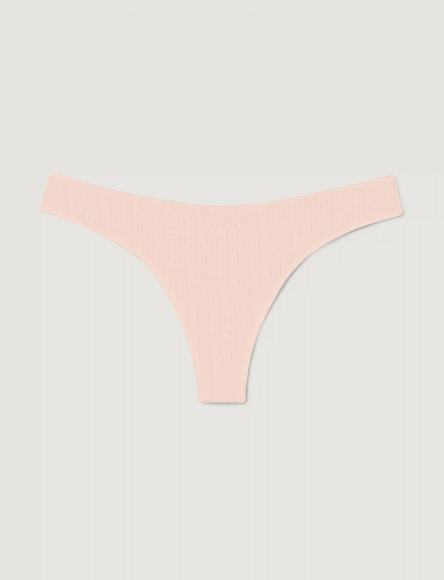 Women's Cotton Pointelle Thong