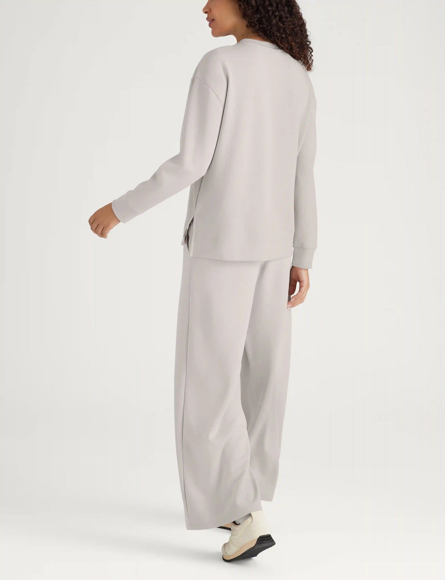 Women's Luxe Traveler Knit Long Sleeve Crew & Pant Set