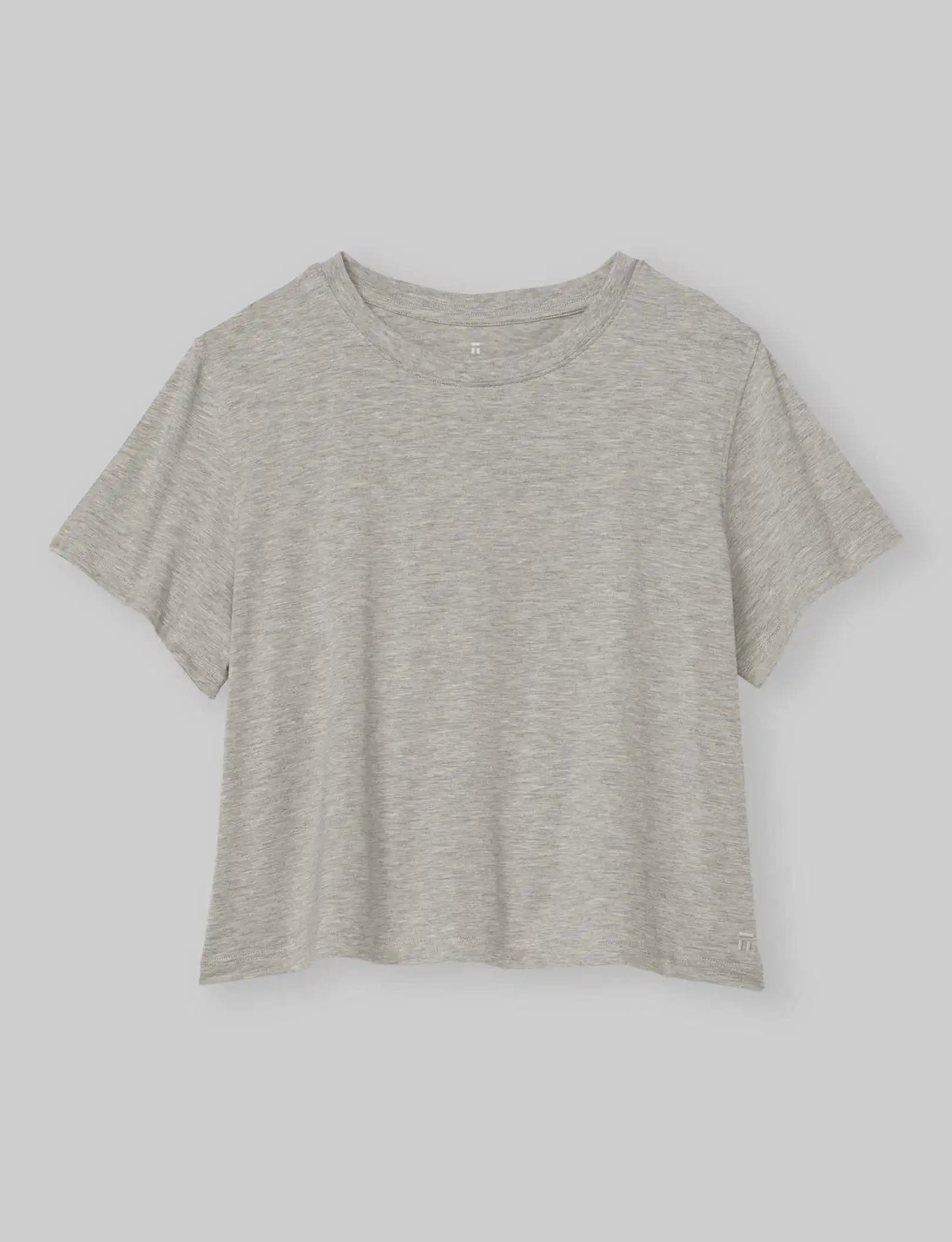 Women's Second Skin Not-Too-Cropped Crew Neck Tee