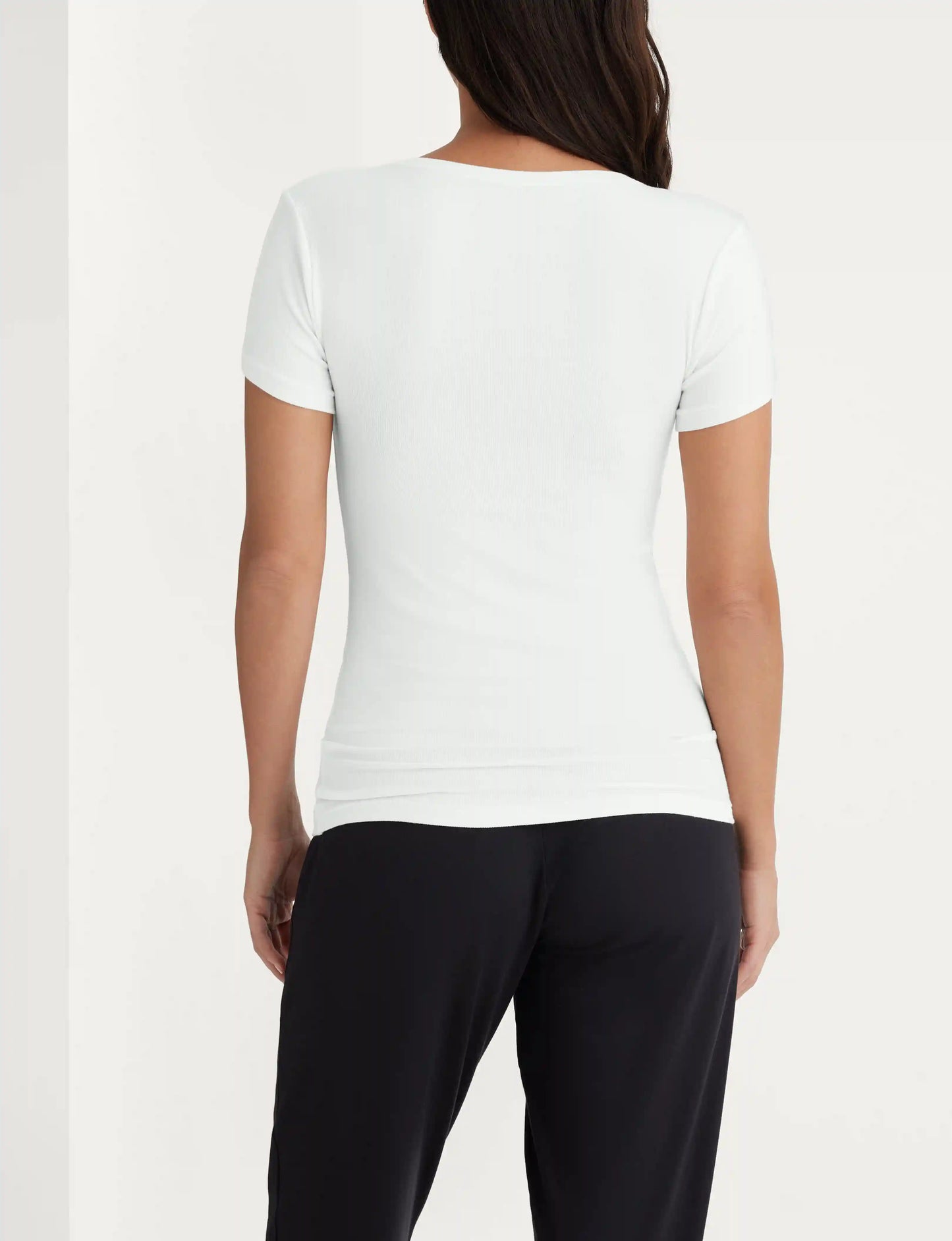 Women's Micro Rib Cap Sleeve Tee (2-Pack)