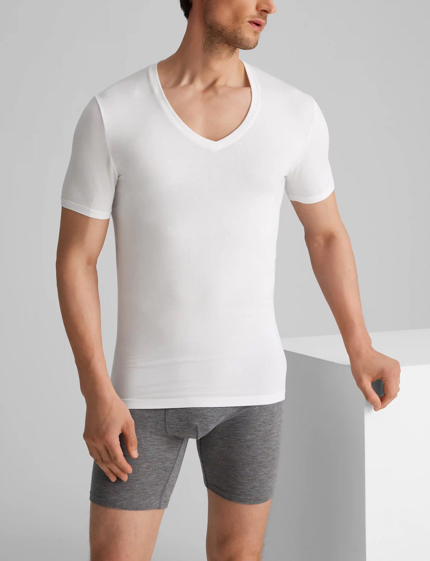 Second Skin Deep V-Neck Stay-Tucked Undershirt (6-Pack)