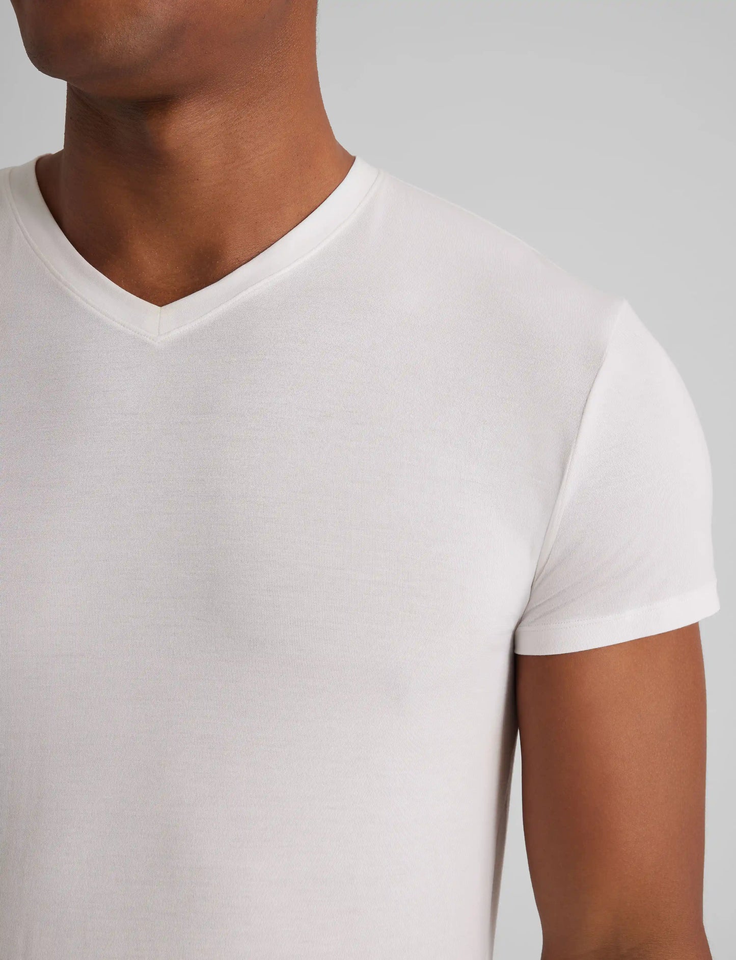 Second Skin High V-Neck Modern Fit Undershirt (3-Pack)