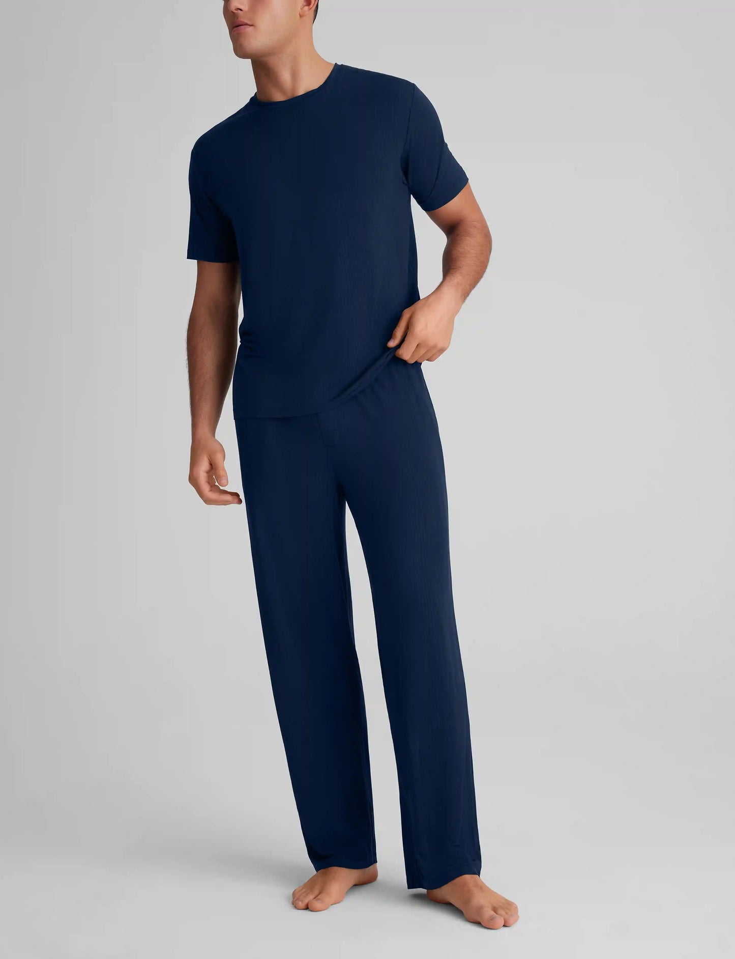 Second Skin Luxe Rib Sleep Tee & Pant Set