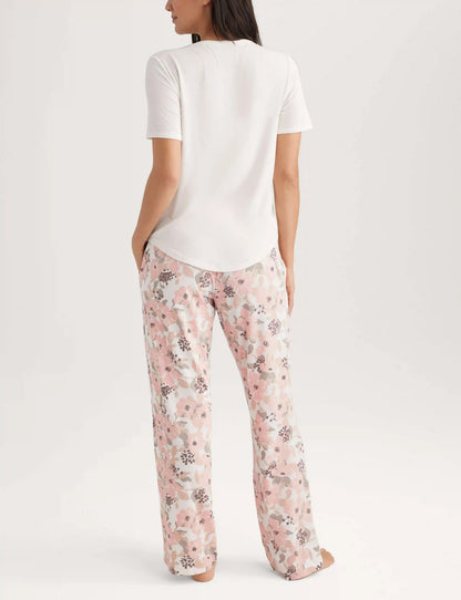 Women's Second Skin Sleep Pocket Tee & Pant Set