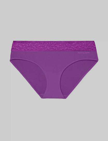 Women's Second Skin Brief, Lace Waist