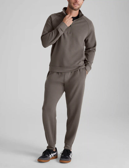 Luxe Traveler Knit Quarter Zip & Jogger Set