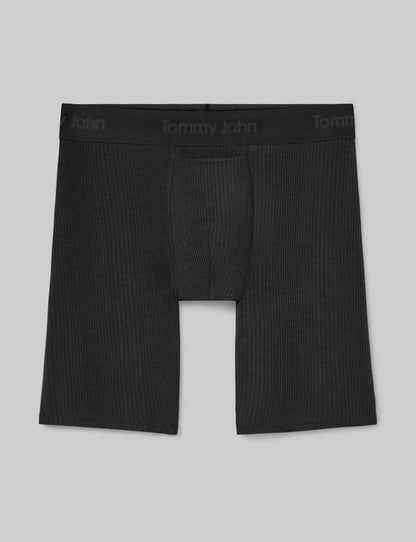 Second Skin Luxe Rib Boxer Brief 8"