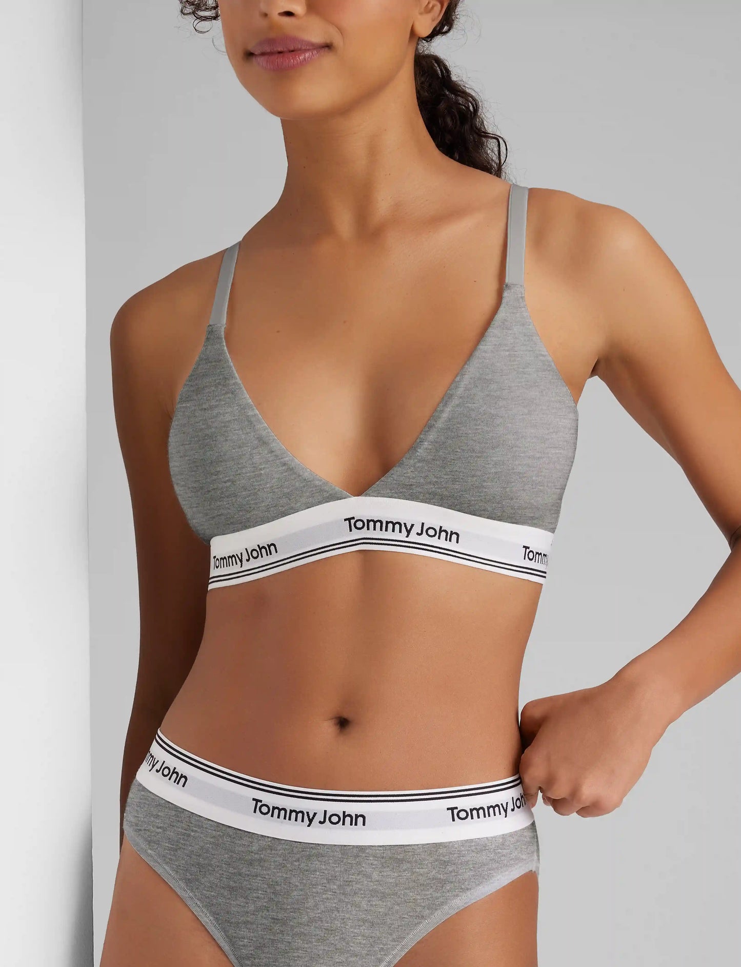 Signature Cotton Triangle Bralette