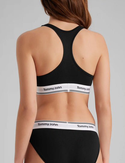 Signature Cotton Scoop Bralette