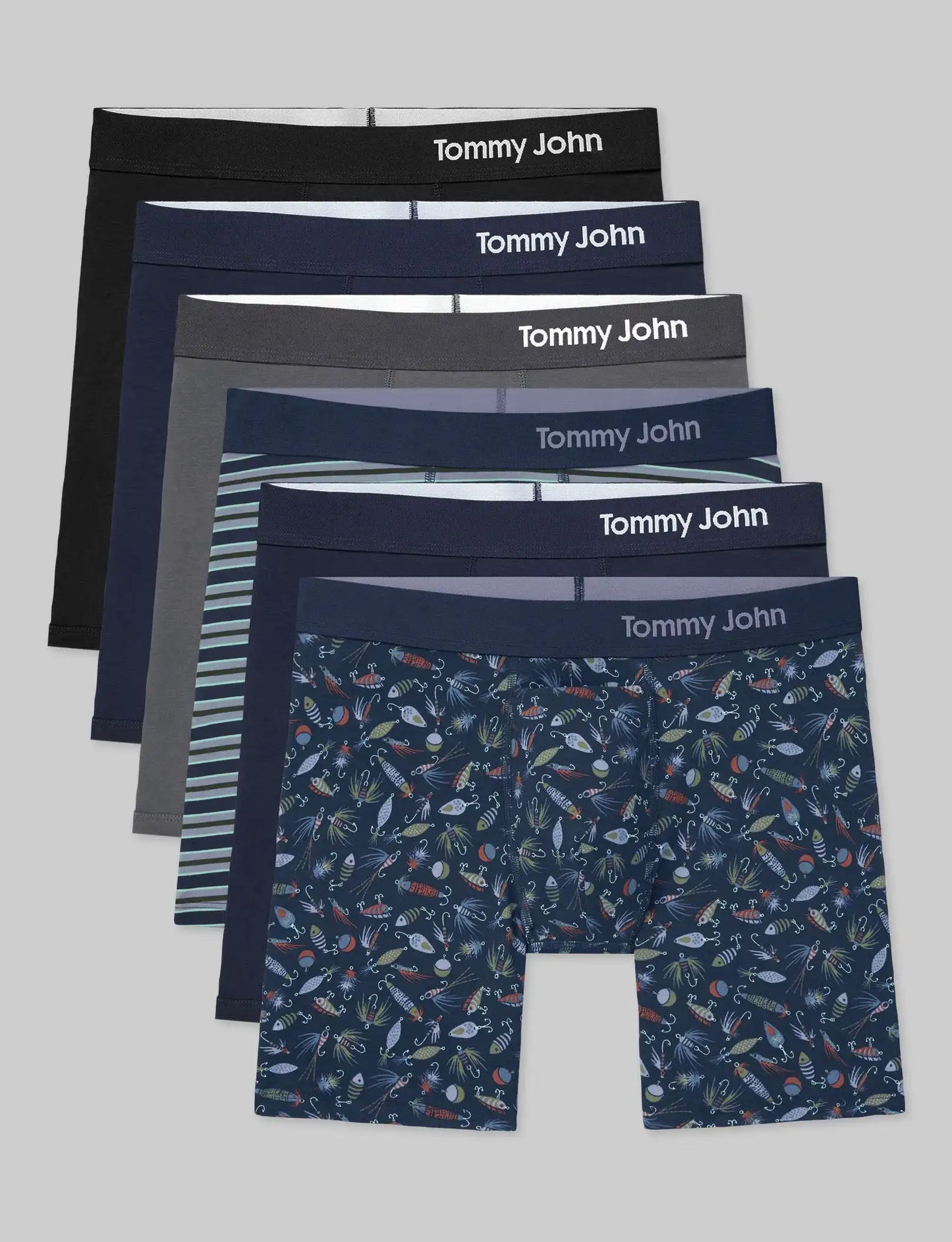 Cool Cotton Mid-Length Boxer Brief 6" (6-Pack)