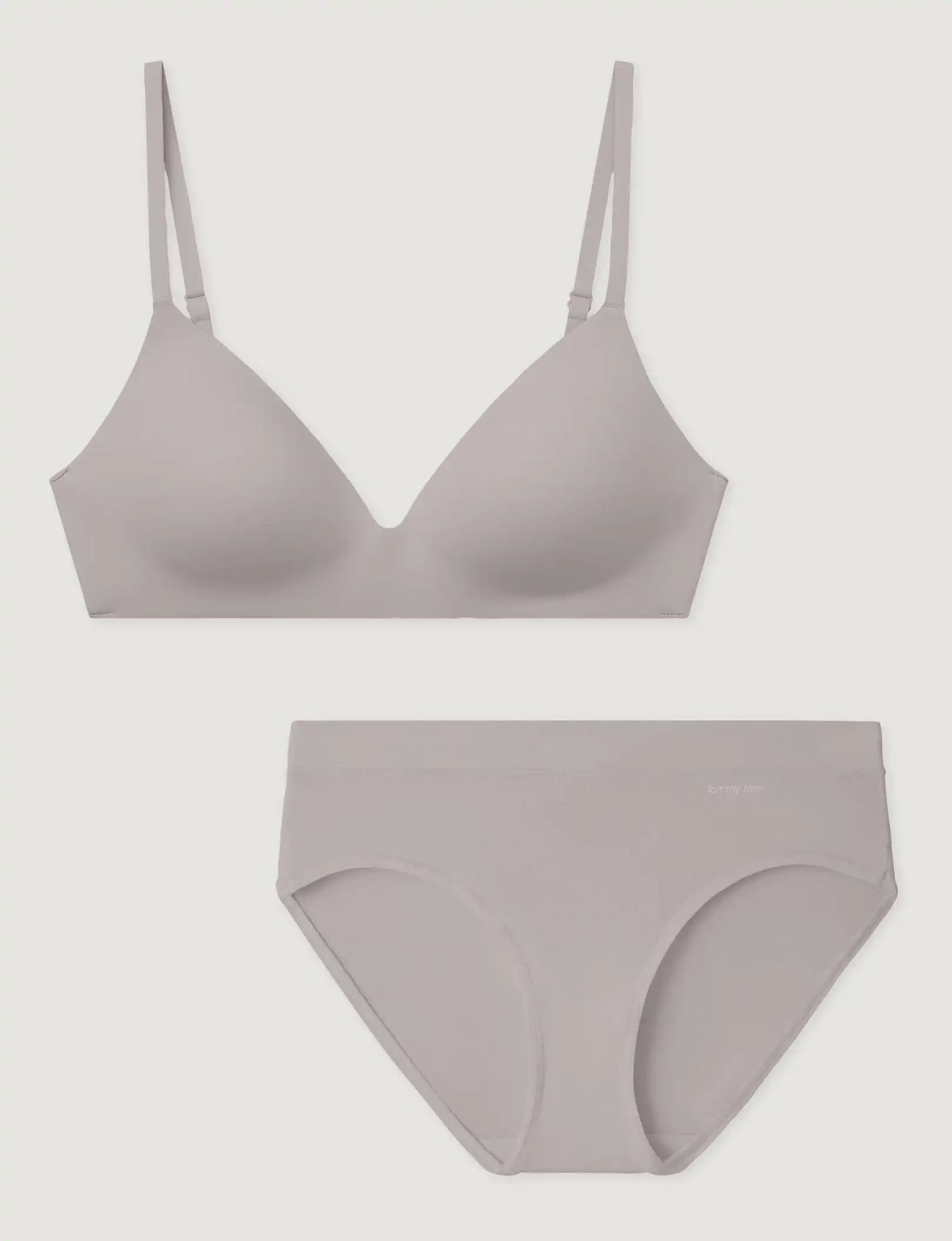 Second Skin Wireless T-Shirt Bra & Brief Set