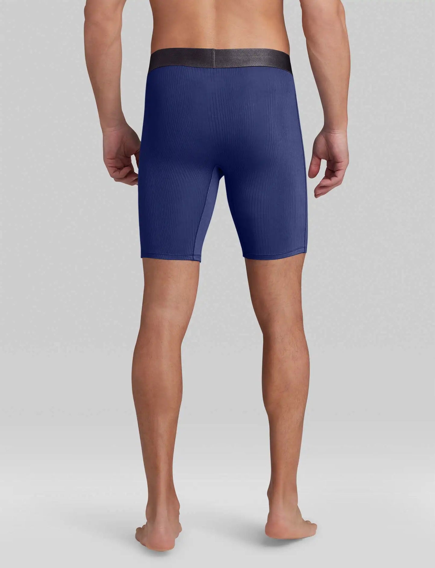Second Skin Luxe Rib Boxer Brief 8"