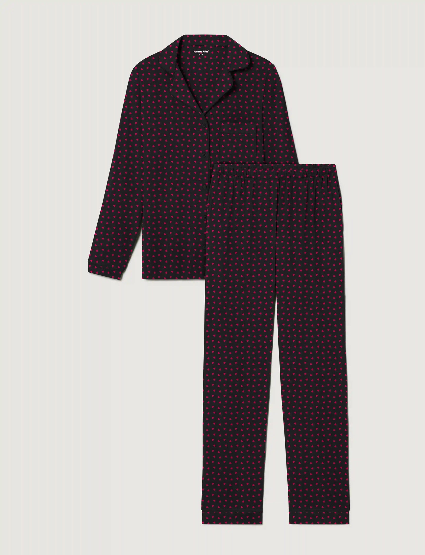 Women's Downtime Long Sleeve Pajama Top & Pant Set