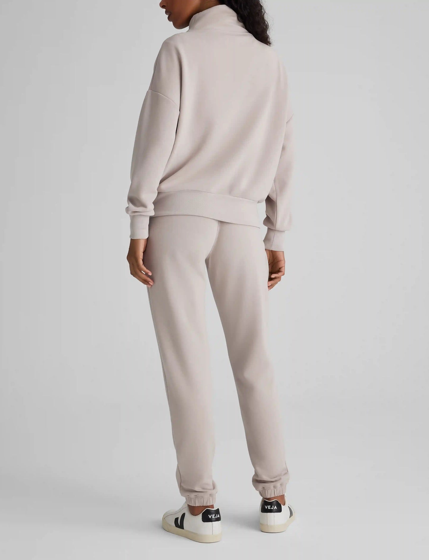 Women's Luxe Traveler Knit Quarter Zip & Jogger Set