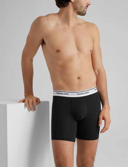 Signature Cotton Mid-Length Boxer Brief 6"