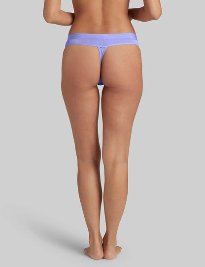 Women's Second Skin Luxe Rib Thong