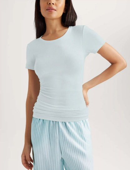 Women's Micro Rib Cap Sleeve Tee