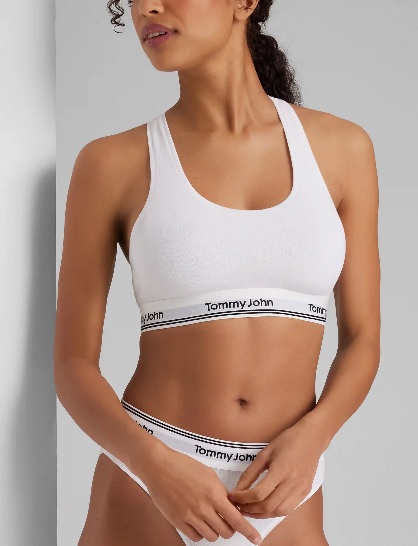 Signature Cotton Scoop Bralette