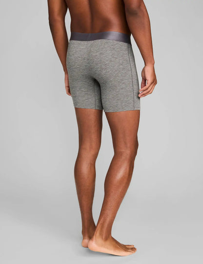 Second Skin Mid-Length Boxer Brief 6" (3-Pack)