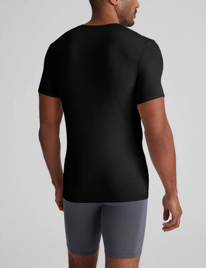 Cool Cotton High V-Neck Stay-Tucked Undershirt