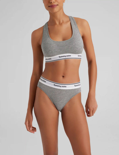 Signature Cotton Scoop Bralette