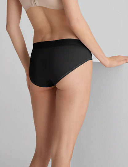 Women's Second Skin Brief, Lace Waist
