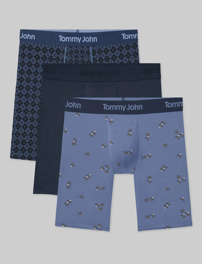 Second Skin Boxer Brief 8" (3-Pack)