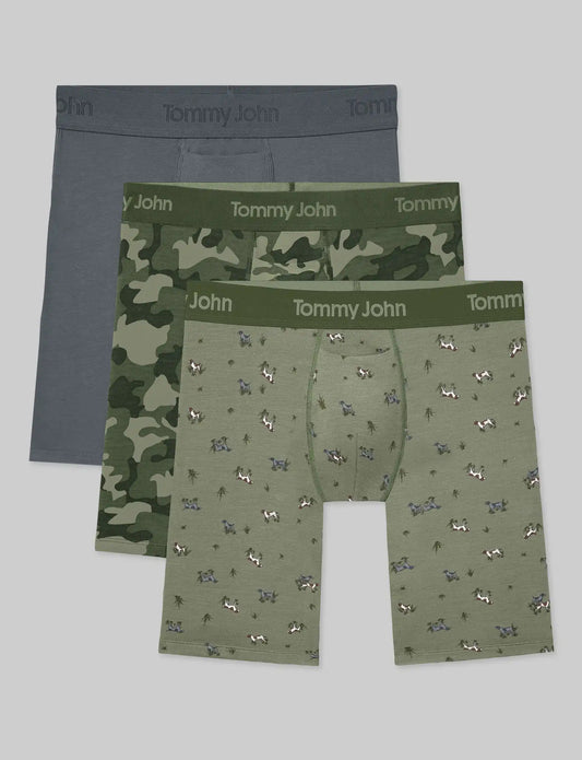 Second Skin Boxer Brief 8" (3-Pack)