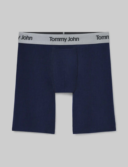 Second Skin Luxe Rib Boxer Brief 8"