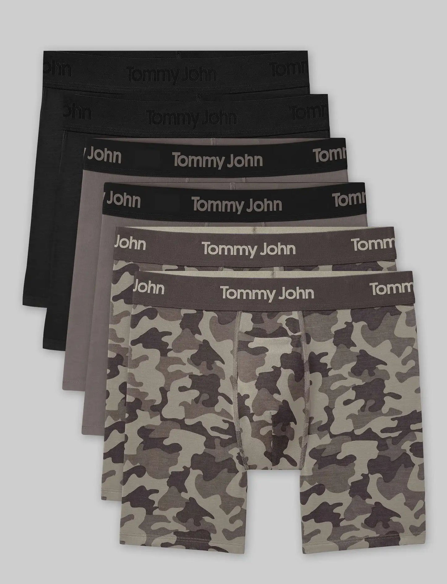 Second Skin Mid-Length Boxer Brief 6" (6-Pack)