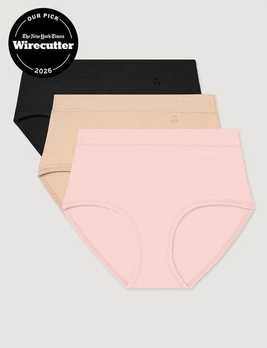 Women's Cool Cotton High Rise Brief (3-Pack)