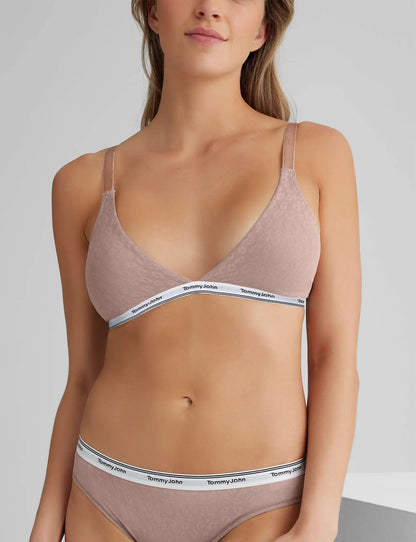 Signature Comfort Lace Triangle Bralette