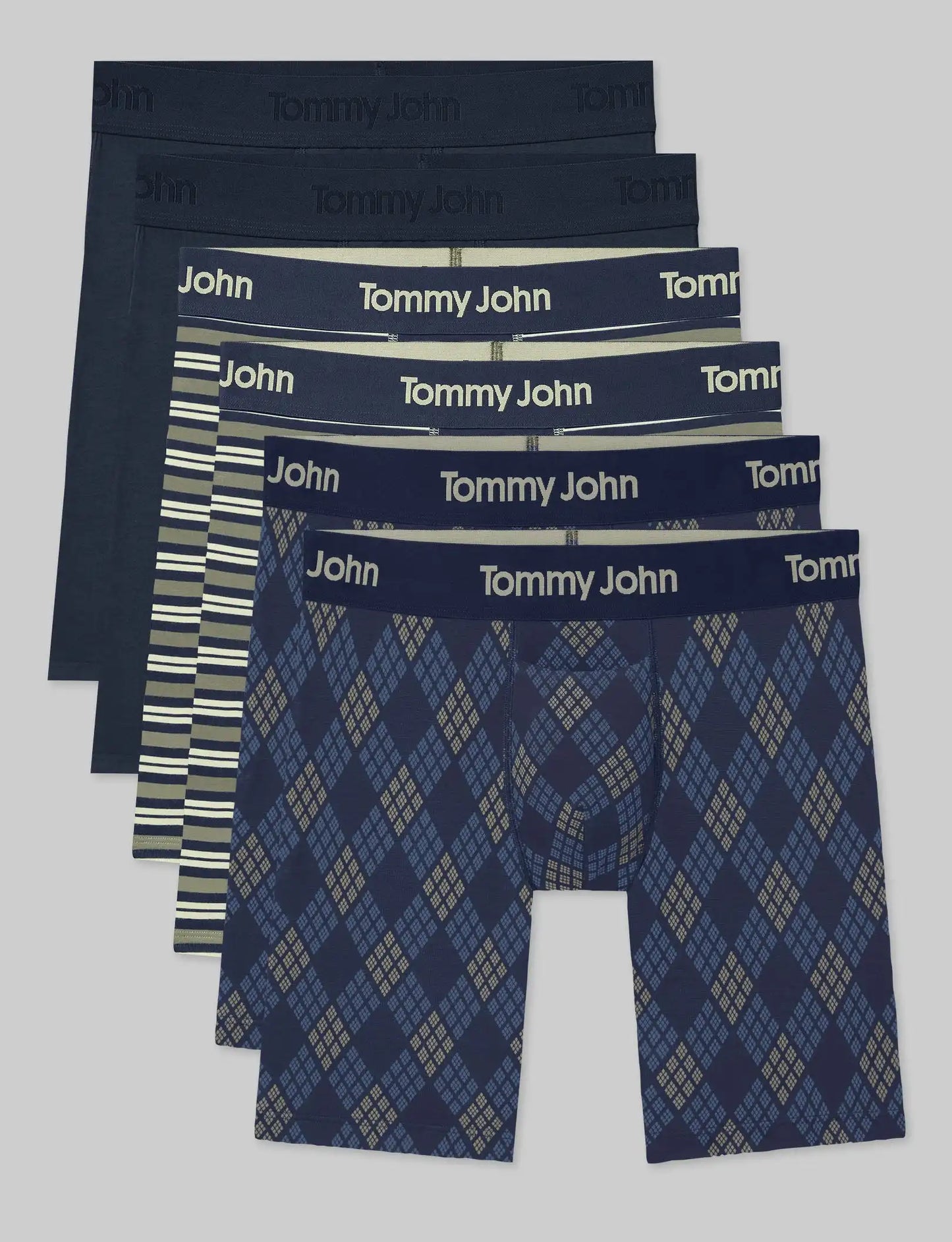 Second Skin Boxer Brief 8" (6-Pack)