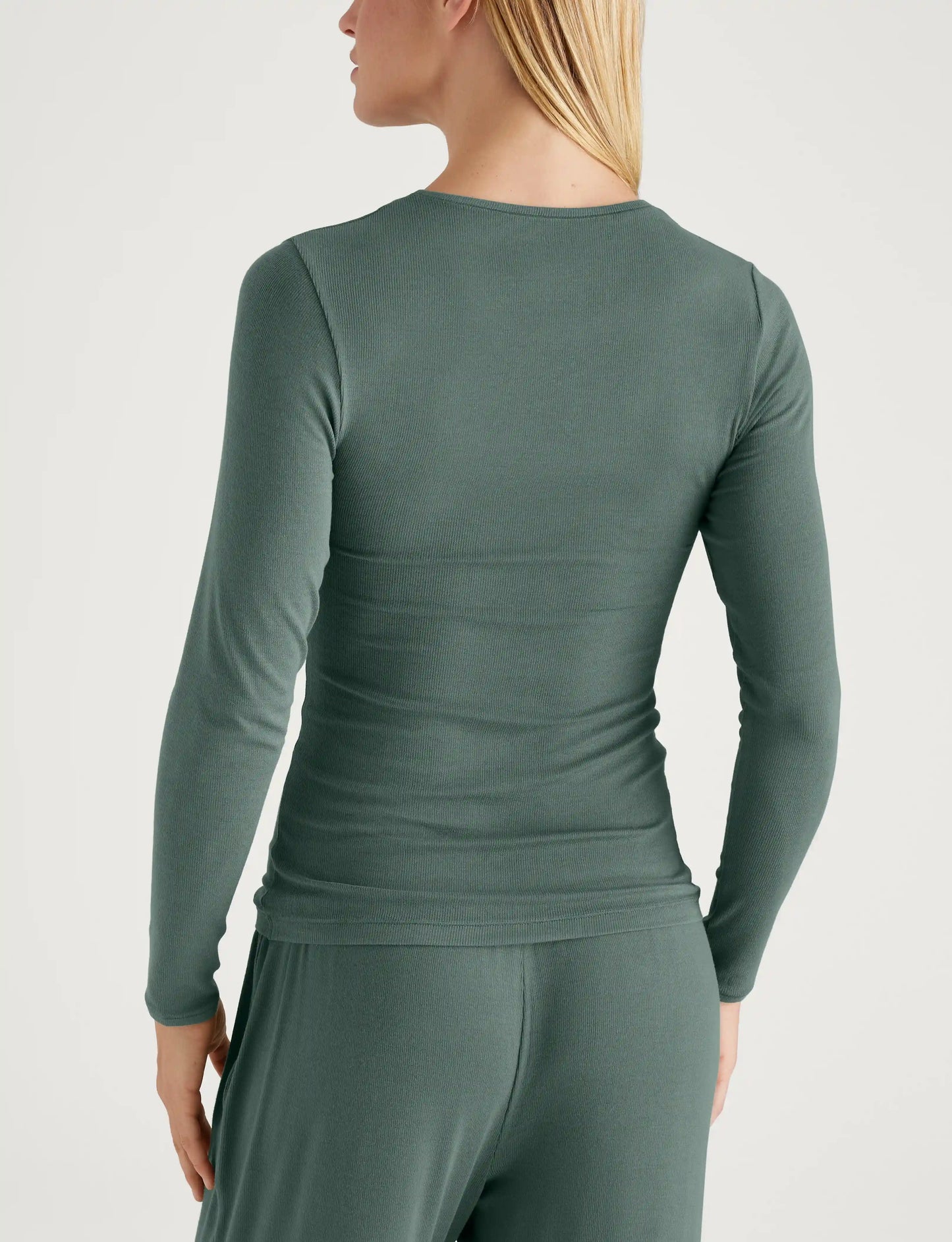 Women's Micro Rib Long Sleeve Tee