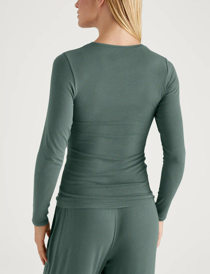 Women's Micro Rib Long Sleeve Tee