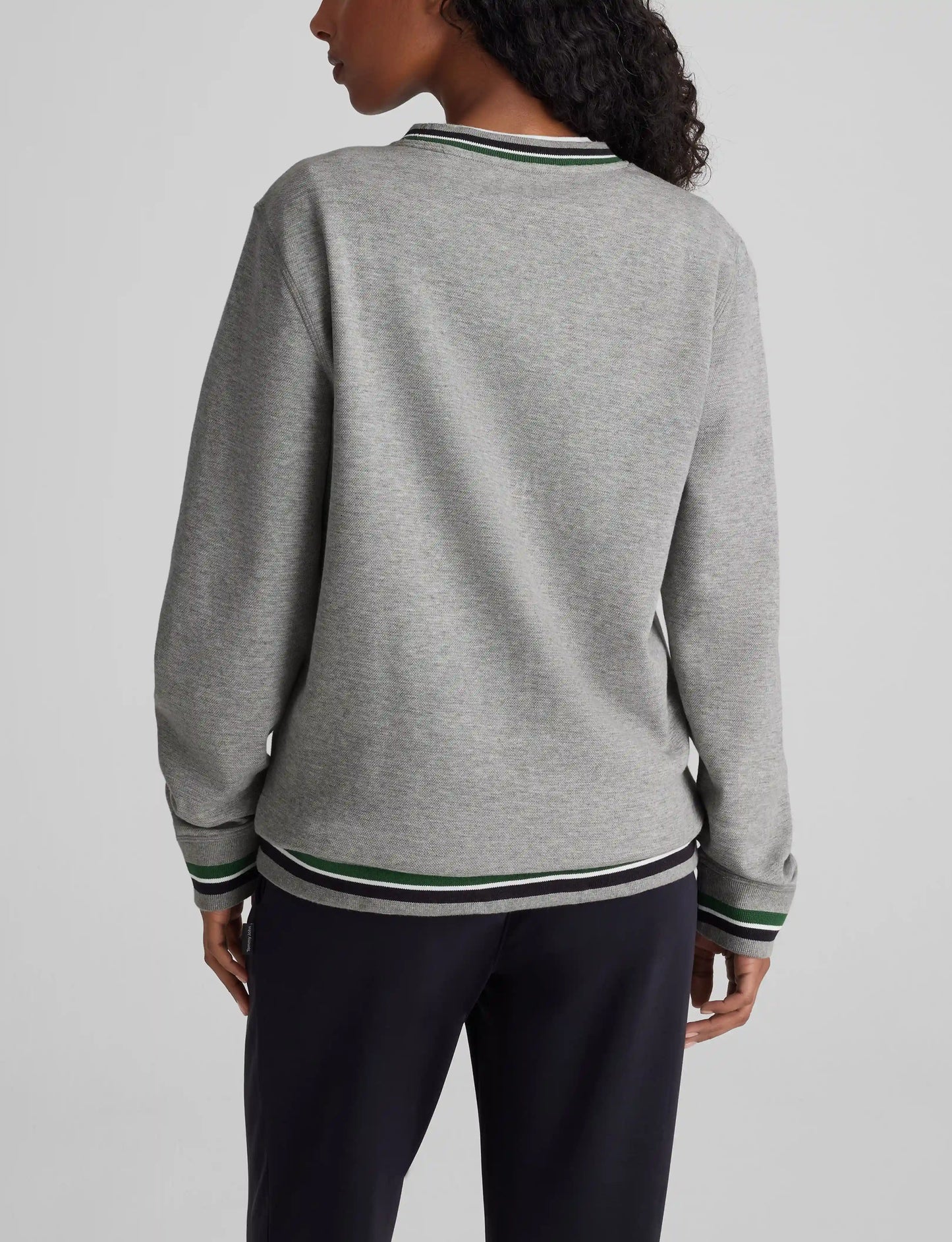 Varsity Stripe Crewneck Sweatshirt