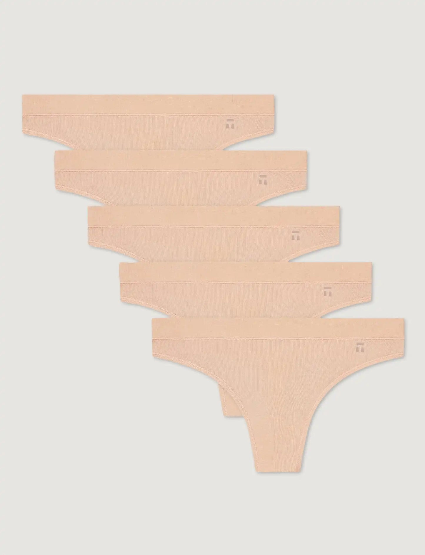 Women's Second Skin Thong (5-Pack)