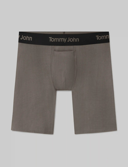 Second Skin Luxe Rib Boxer Brief 8"