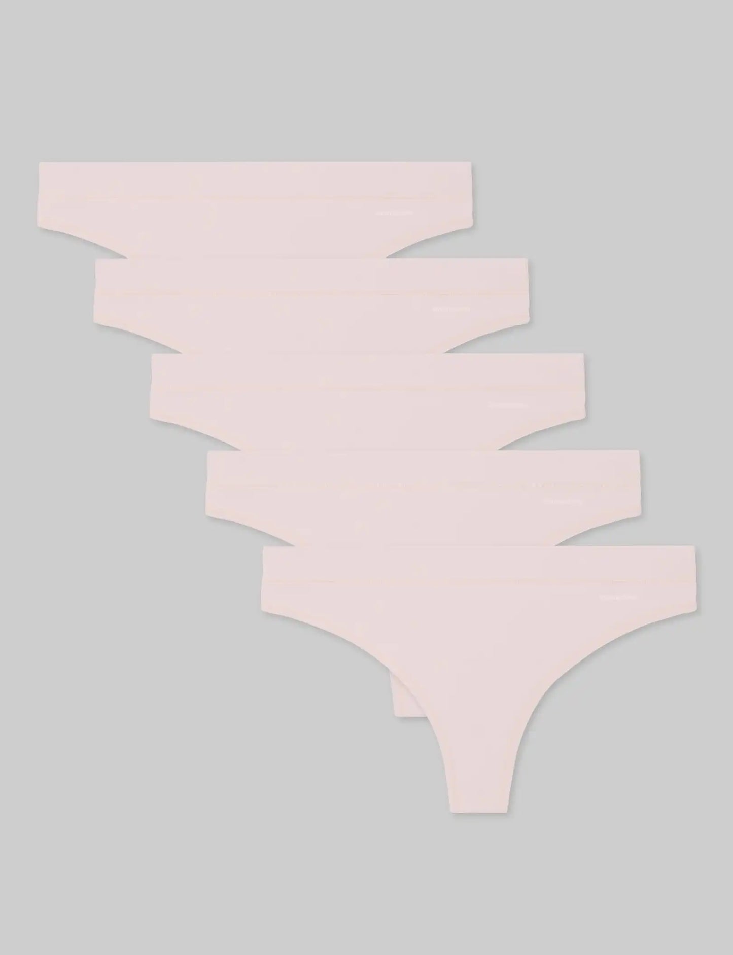Women's Second Skin Thong (5-Pack)