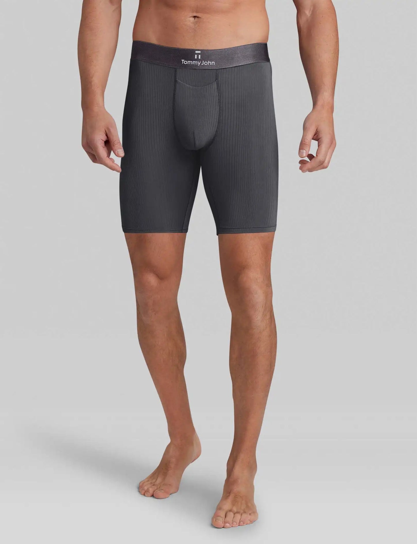 Second Skin Luxe Rib Boxer Brief 8"