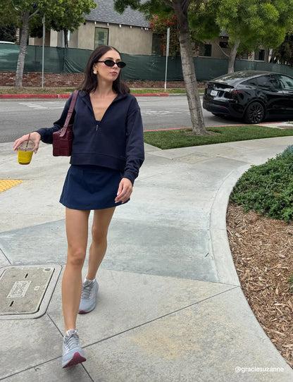 Women's Crop Tank & Tennis Skirt Set
