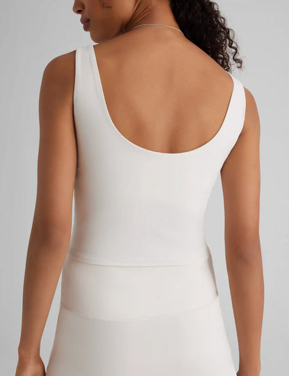 Women's Crop Tank & Tennis Skirt Set