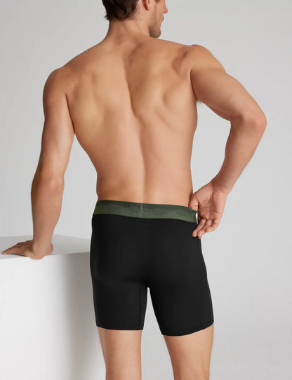 Second Skin Mid-Length Boxer Brief 6" (3-Pack)