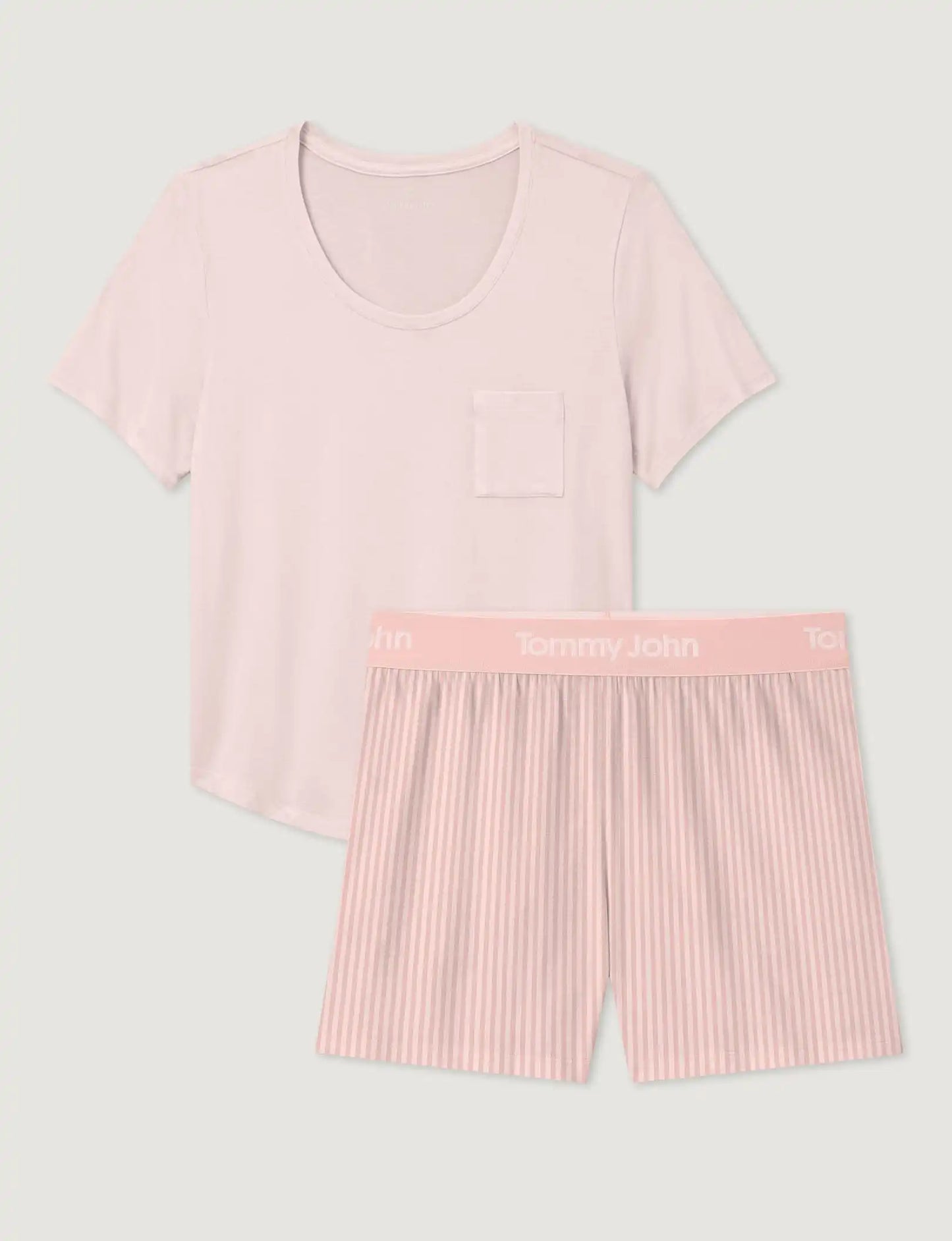 Women's Second Skin Sleep Pocket Tee & Short Set