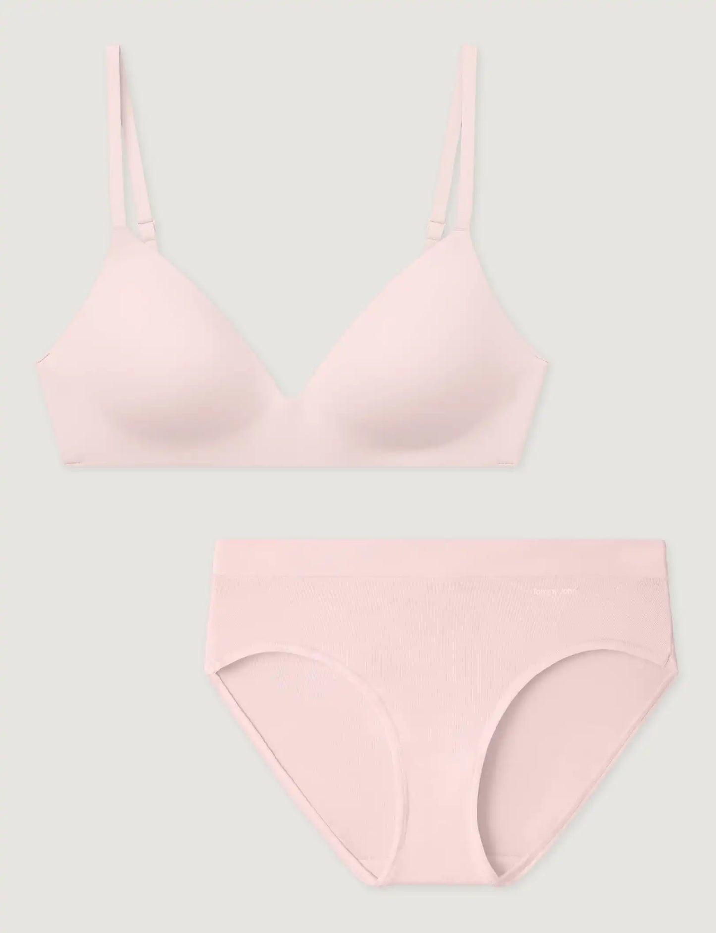 Second Skin Wireless T-Shirt Bra & Brief Set