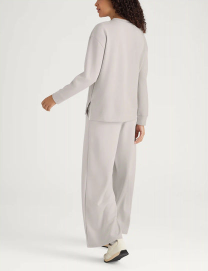 Women's Luxe Traveler Knit Long Sleeve Crew & Pant Set