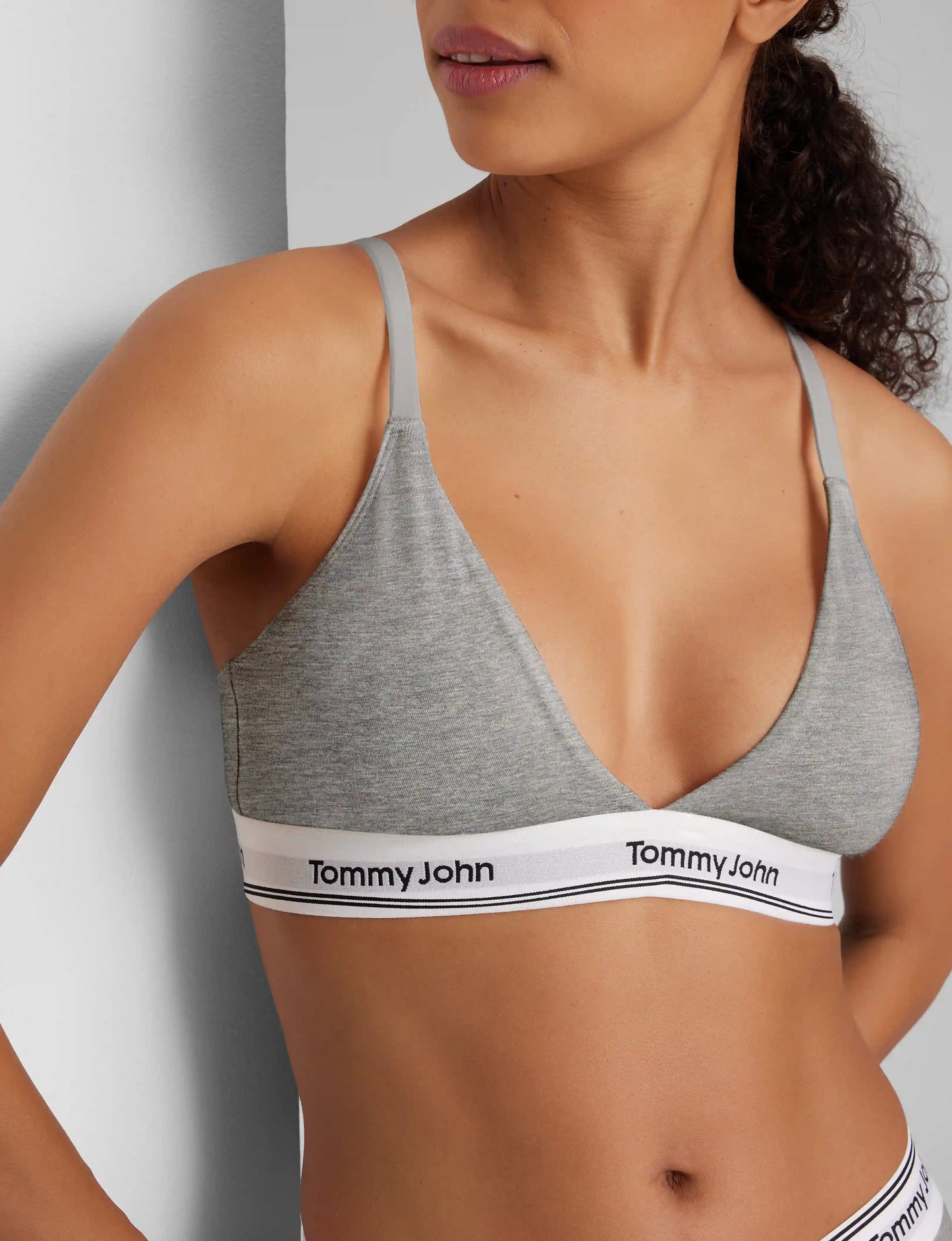 Signature Cotton Triangle Bralette
