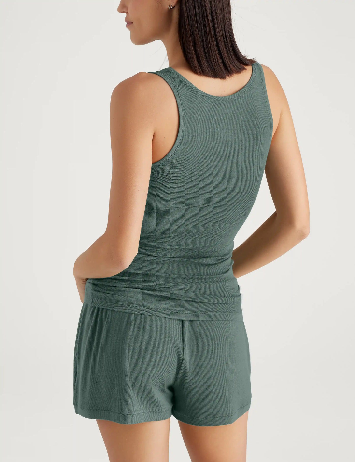 Women's Micro Rib Fitted Tank