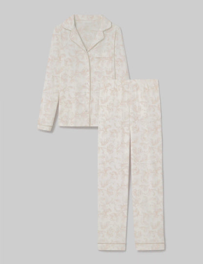 Women's Downtime Long Sleeve Pajama Top & Pant Set